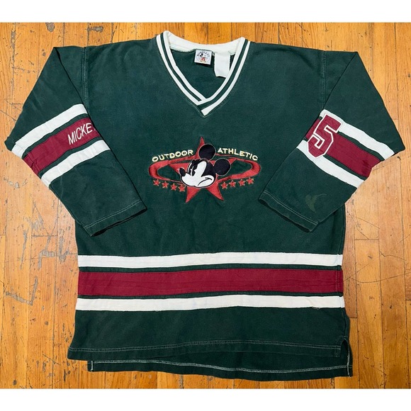 Disney Other - Vintage 90s Mickey & Co Disney Hockey Sweatshirt Size XL